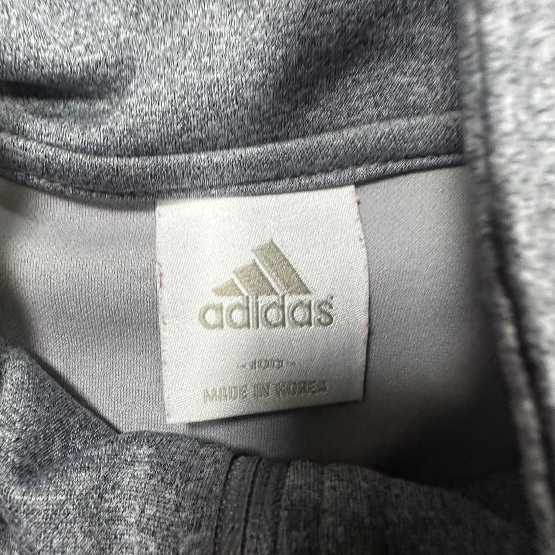 ✨ (만원 빈티지) 아디다스 그레이 형광 트랙탑 져지  상품이미지3