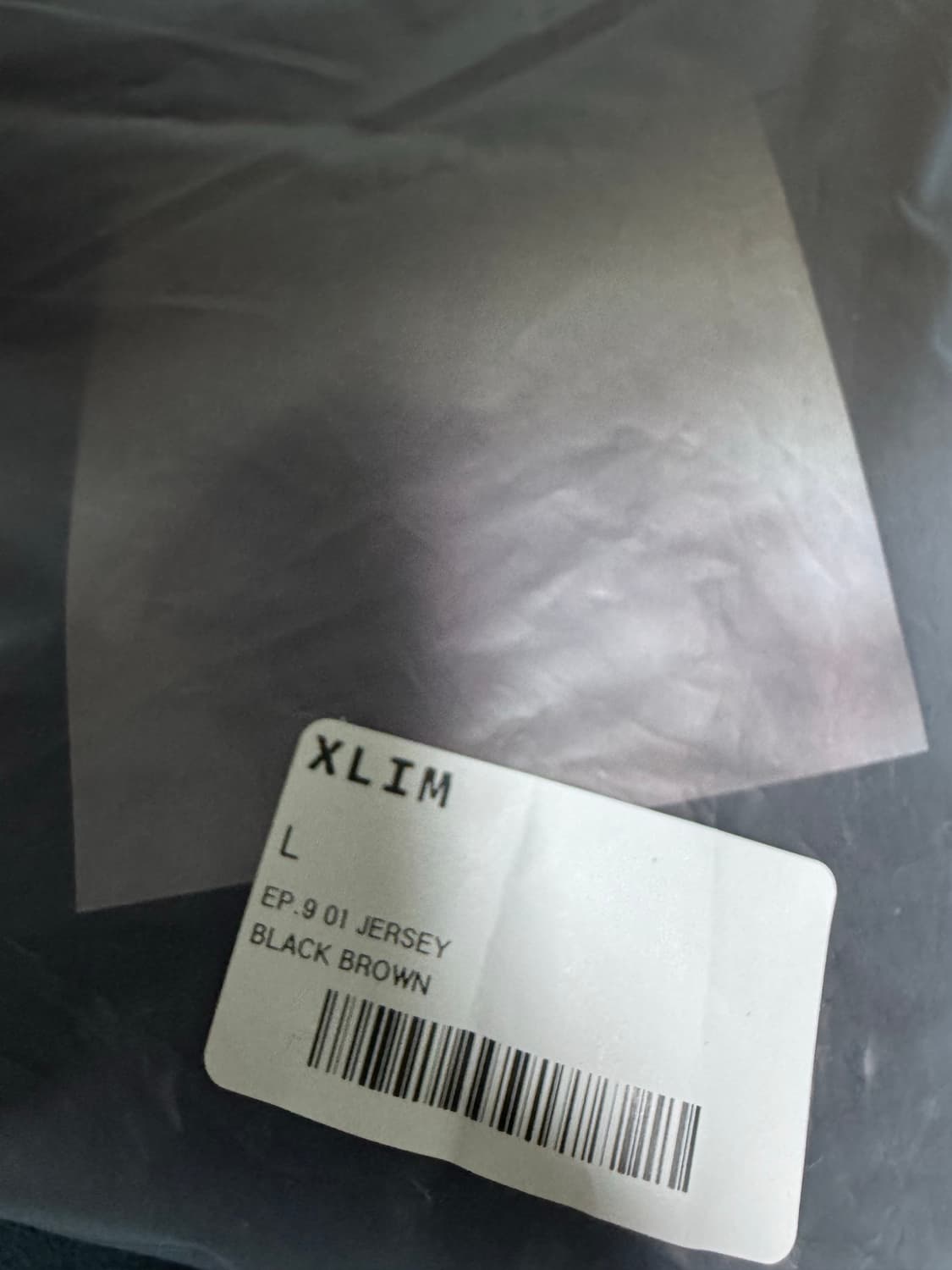 L) 엑슬림 xlim ep9 01 jersey 져지 저지 블랙 브라운 상품이미지1