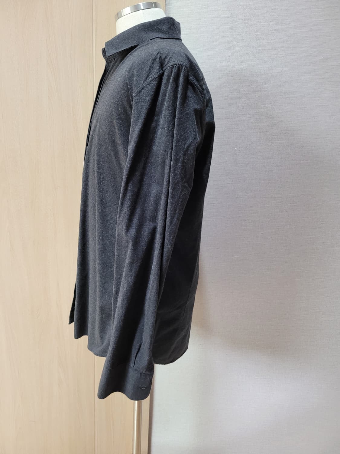 스파오포맨 SPAO for men 드레스 셔츠 105 블랙 상품이미지5