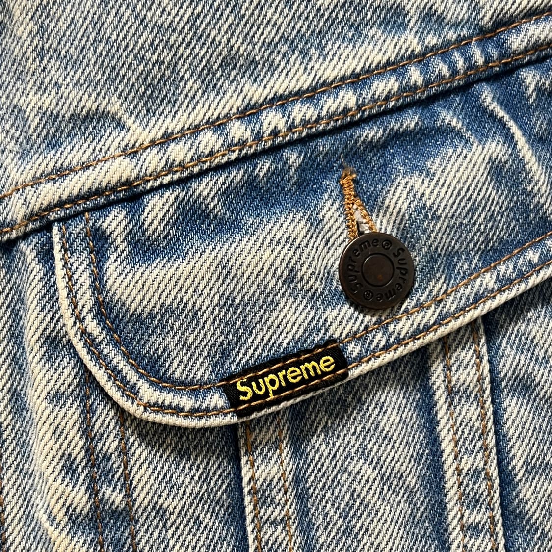 슈프림 16SS 데님 트러커 자켓 연청  상품이미지6