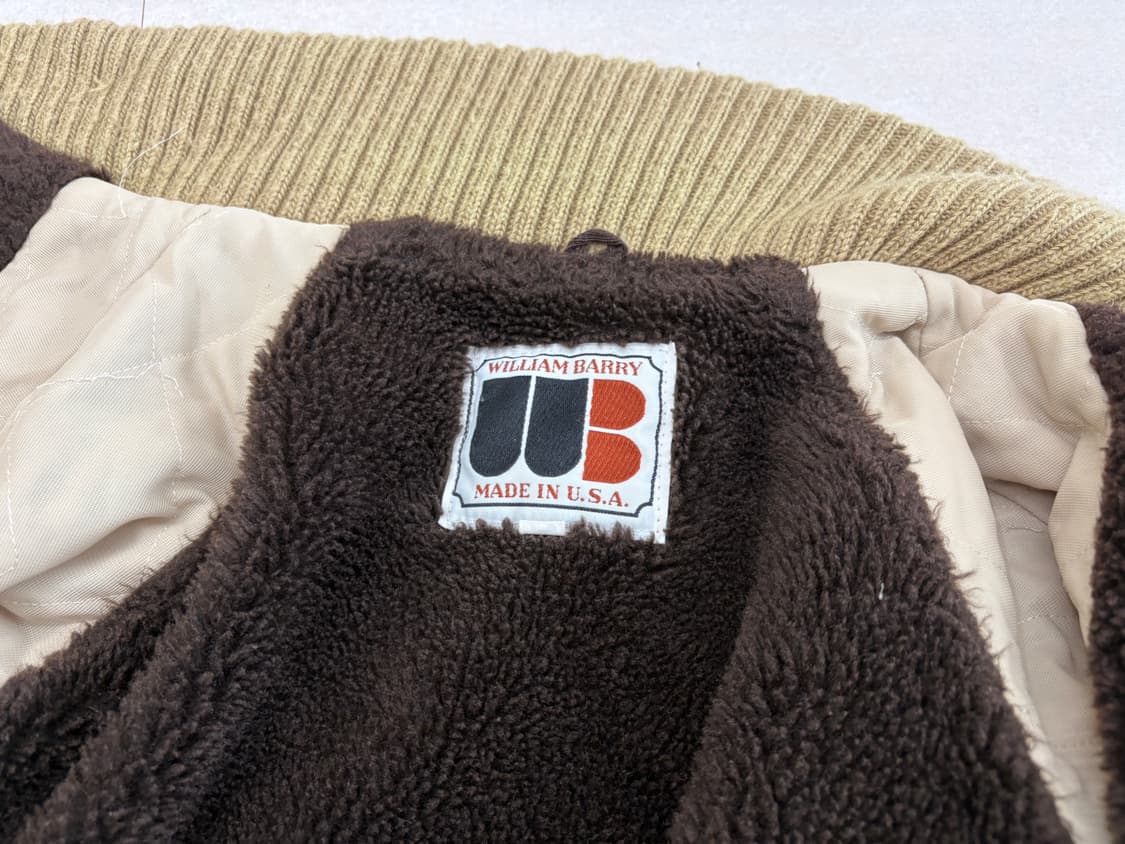 빈티지) 1980s 플리스 라인 봄버 자켓 상품이미지5