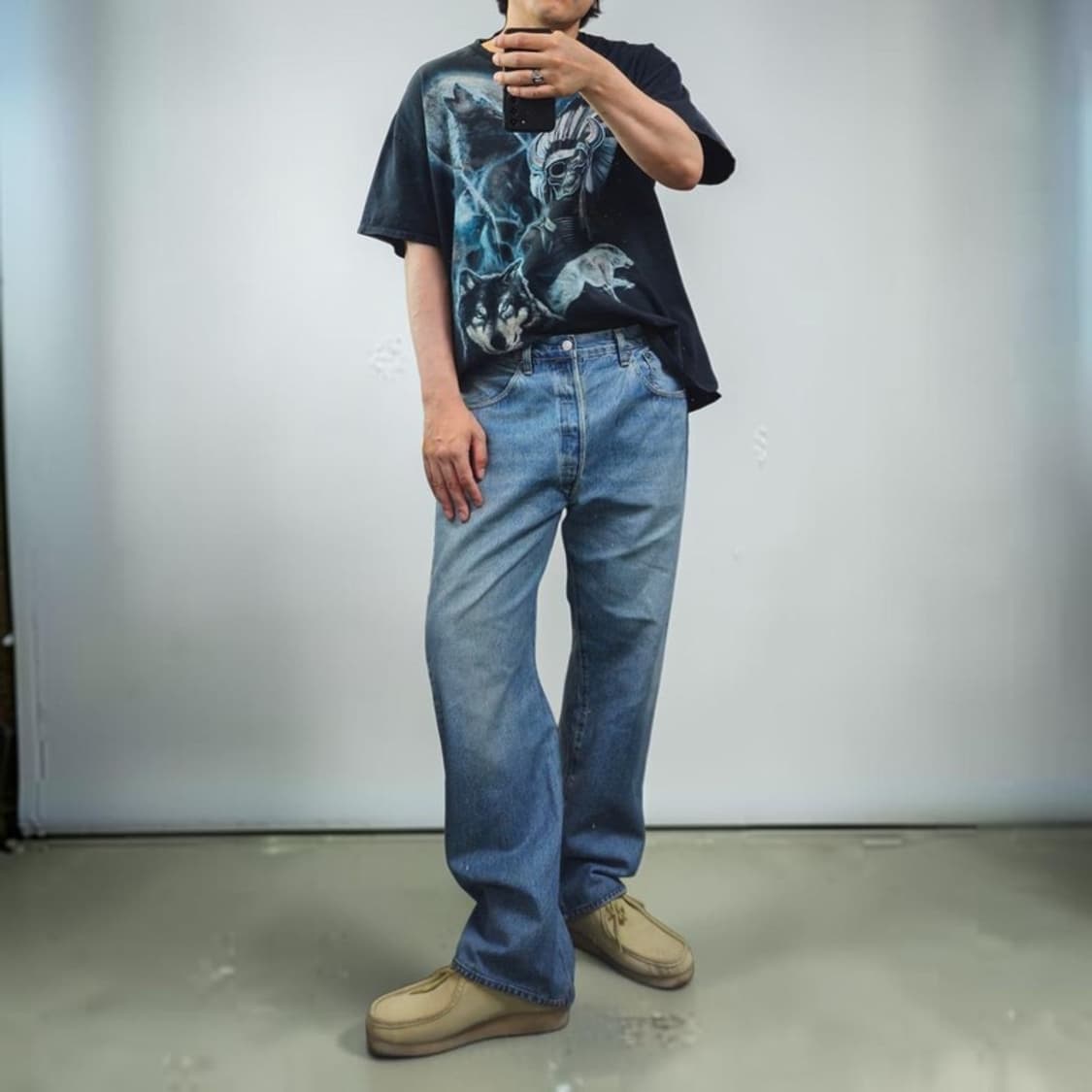 90S 길단 반팔티 XXL M0641 상품이미지2