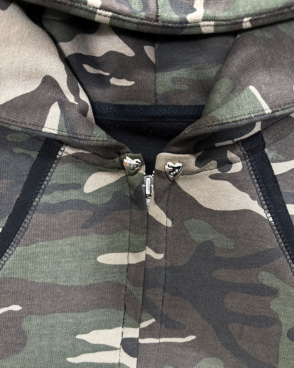 컷로우 밀리터리 패널후디 상품이미지2