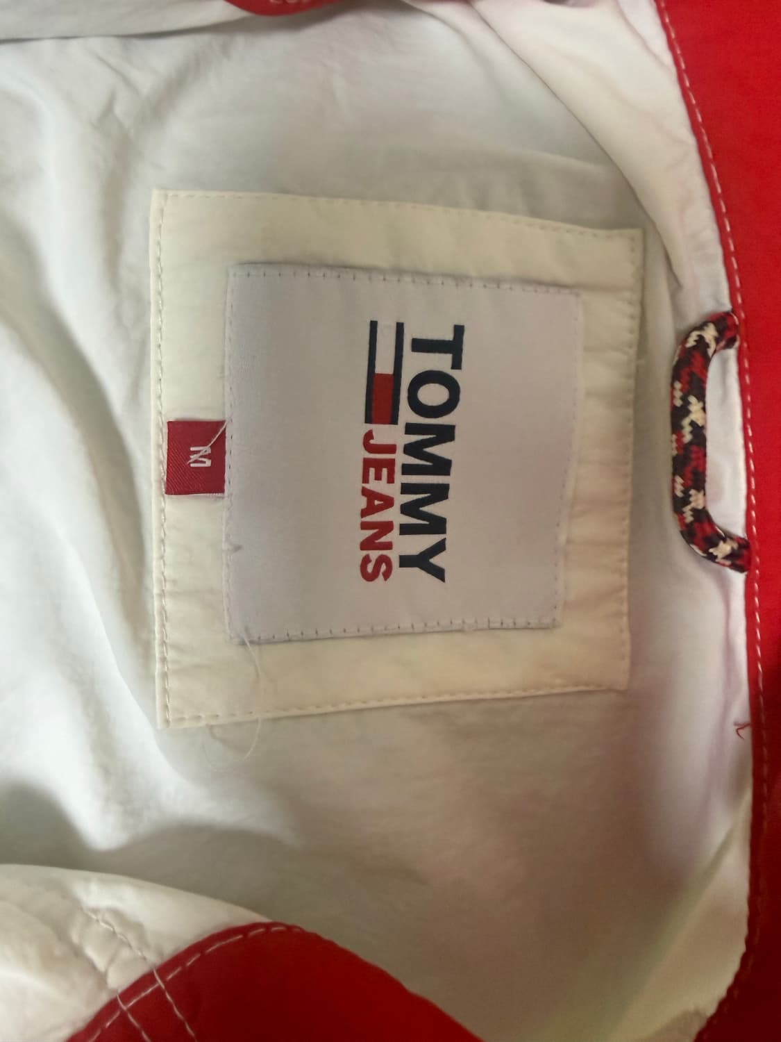 TOMMY JEANS 토미진스 배색 아노락 윈드브레이커 M 상품이미지4