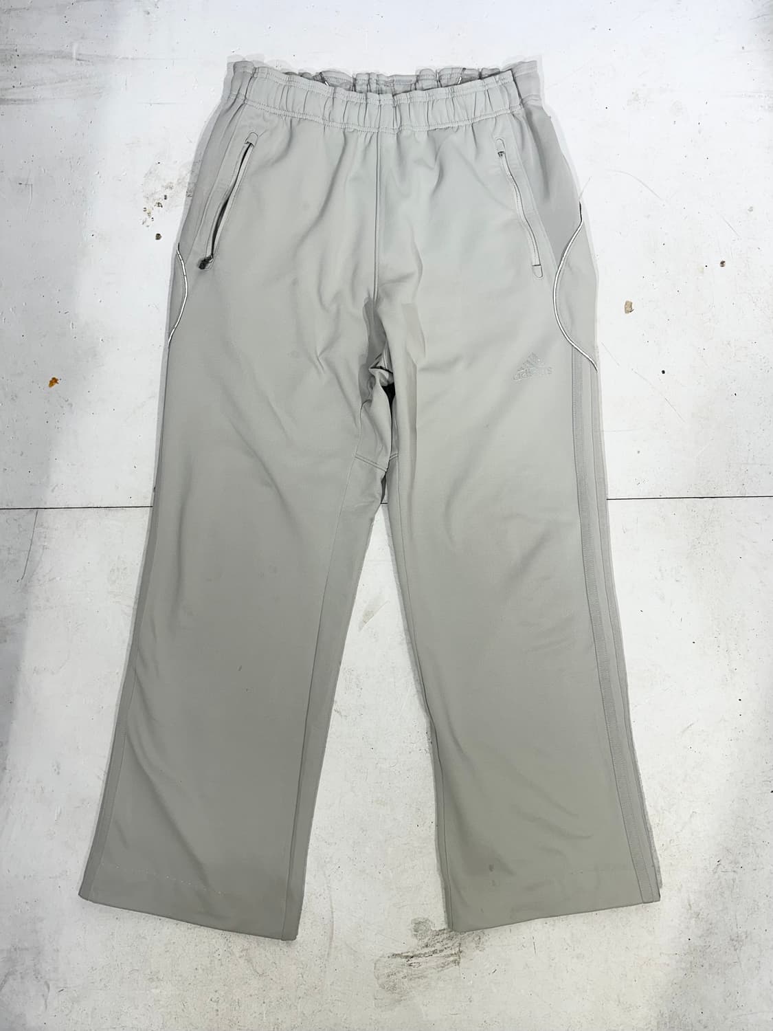 아디다스 와이드 라이트 그레이 트레이닝 팬츠 추리닝 바지 M 상품이미지4