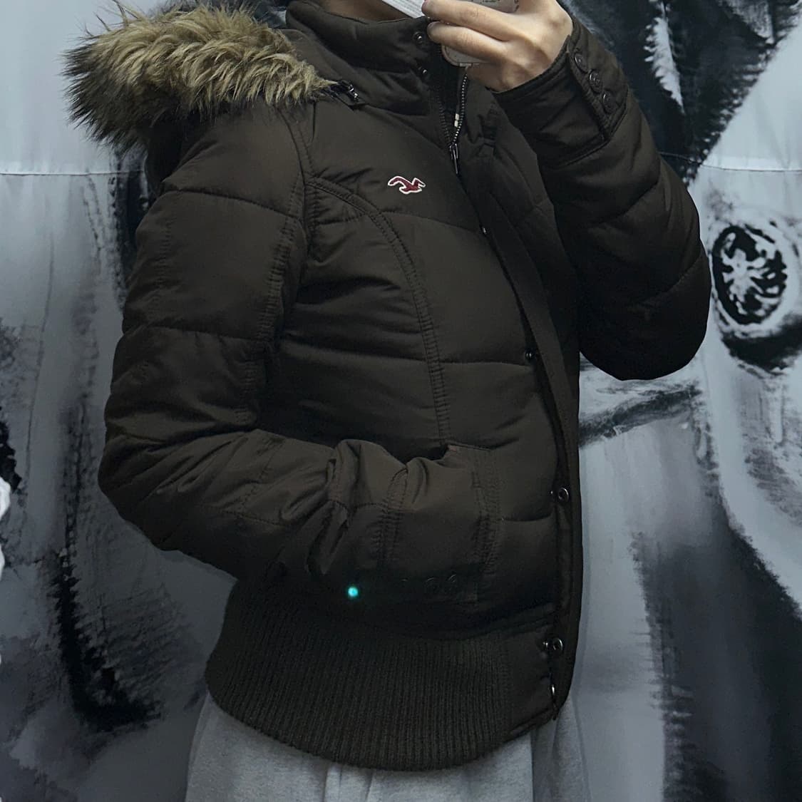 유일매물)홀리스터 울프죠 패딩 상품이미지3