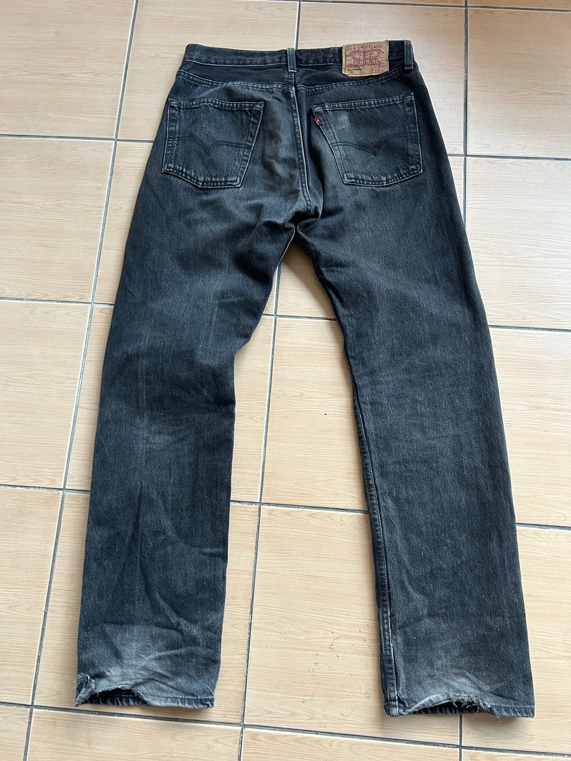 90‘s 리바이스501 블랙진33(32)in 상품이미지4