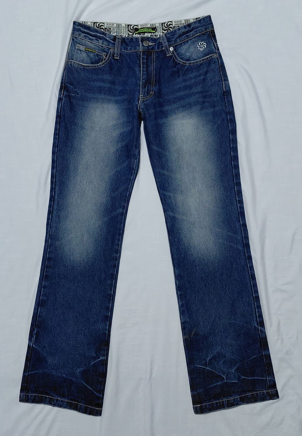 [32] BANANA SEVEN 빅로고 빈티지 데님 팬츠 상품이미지2