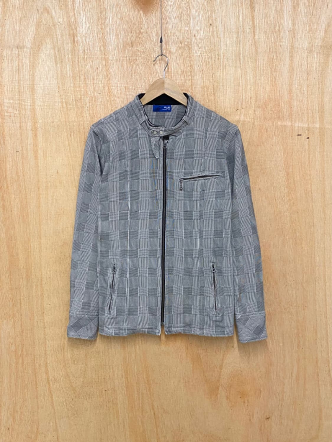 BEAMS glen check rider jacket 빔즈 라이더 자켓 상품이미지2