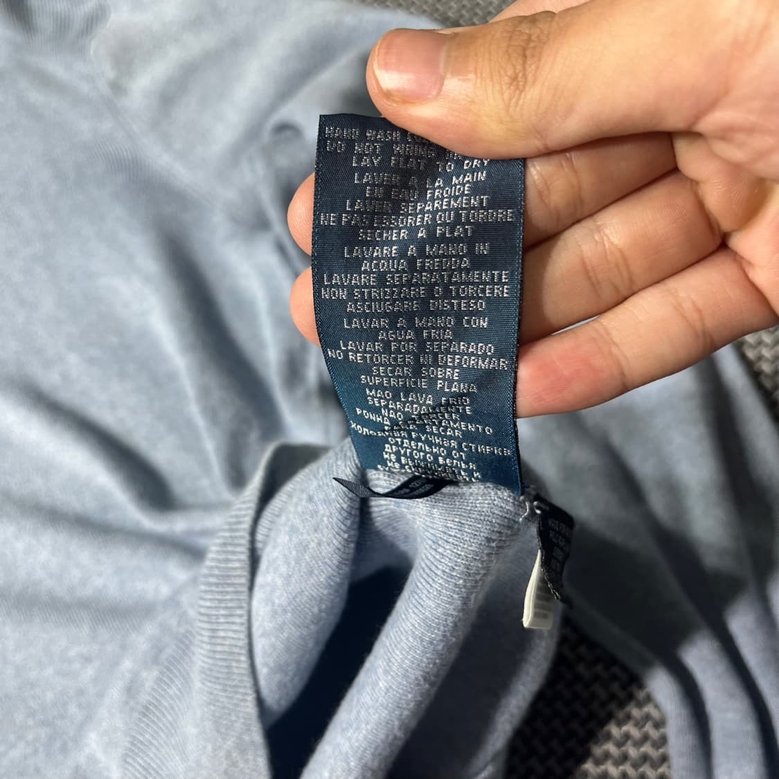 폴로 랄프로렌 카라 니트 블루그레이(OLD-7970 / 100 ) 상품이미지6