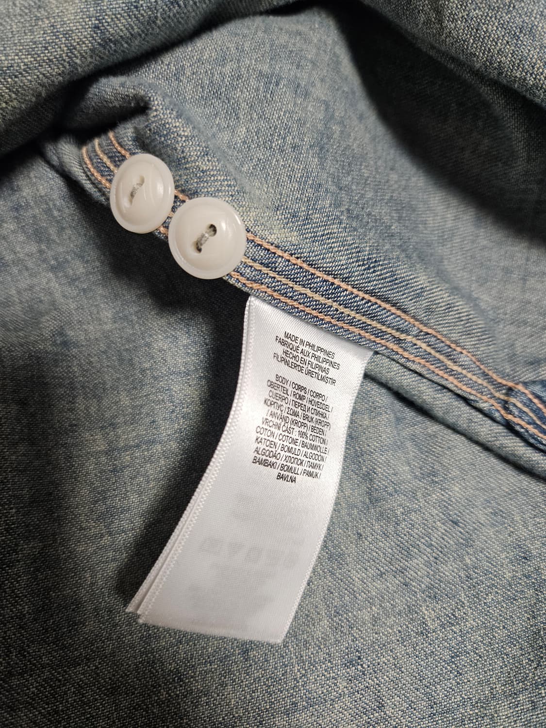 RRL 더블알엘 워크 데님 셔츠 m사이즈 상품이미지6
