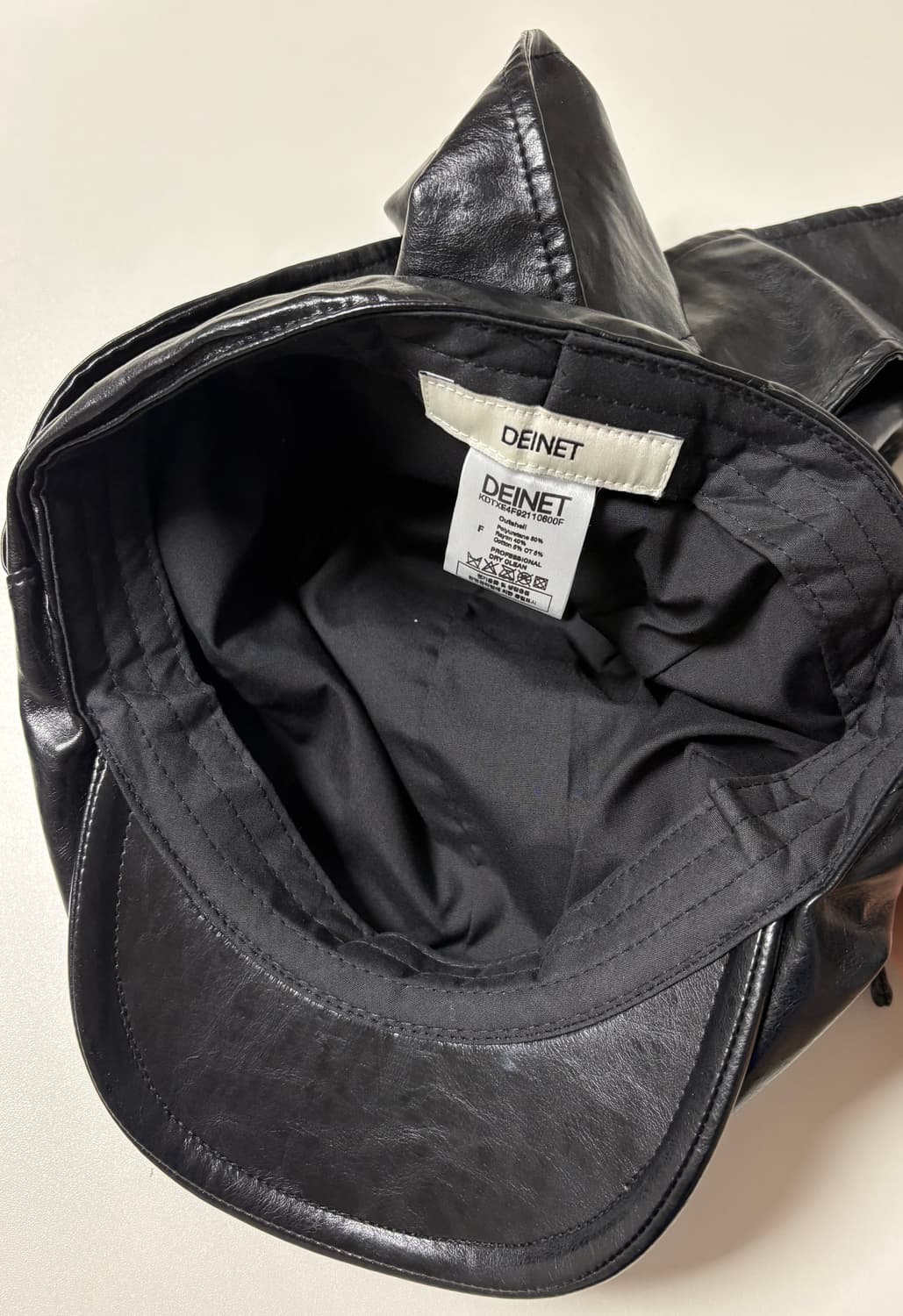 다이닛 deinet 레더 리본 캡 모자 상품이미지4