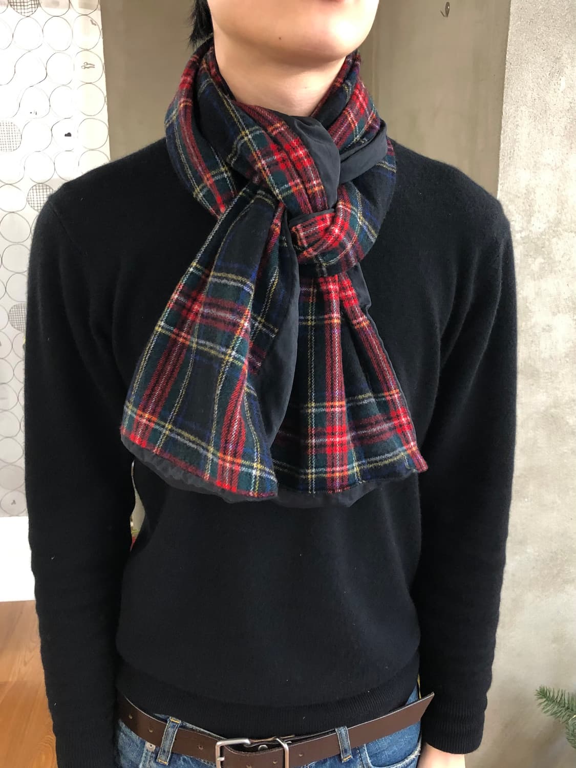 Comme des garcons homme 리버시블 머플러 상품이미지2