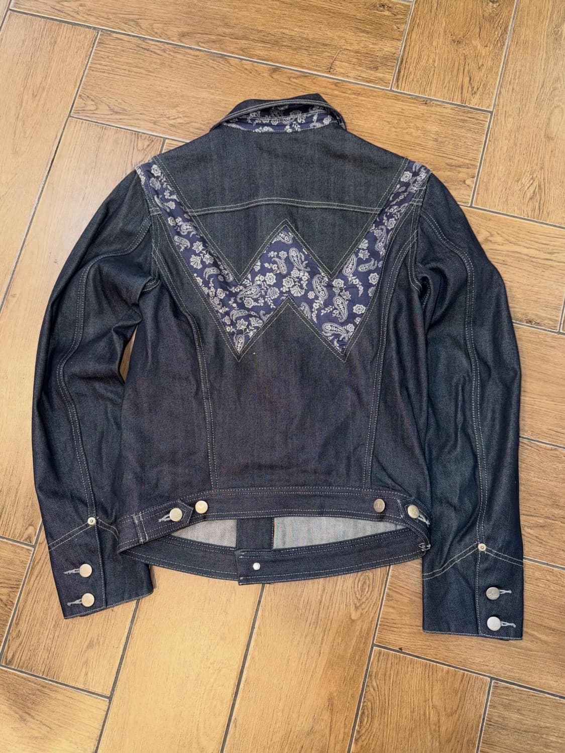 비비안웨스트우드 반다나 패턴 데님 자켓 ( 레어 ) 상품이미지10