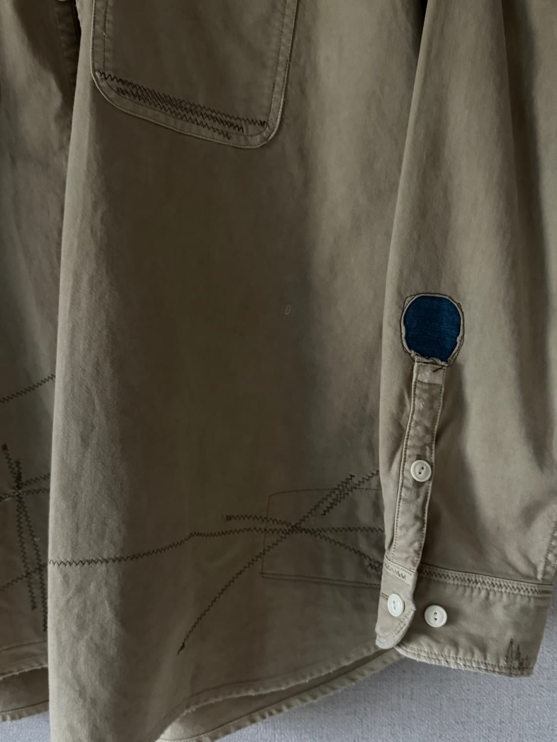 [1] Visvim Grand river L/S crash.khaki 상품이미지5