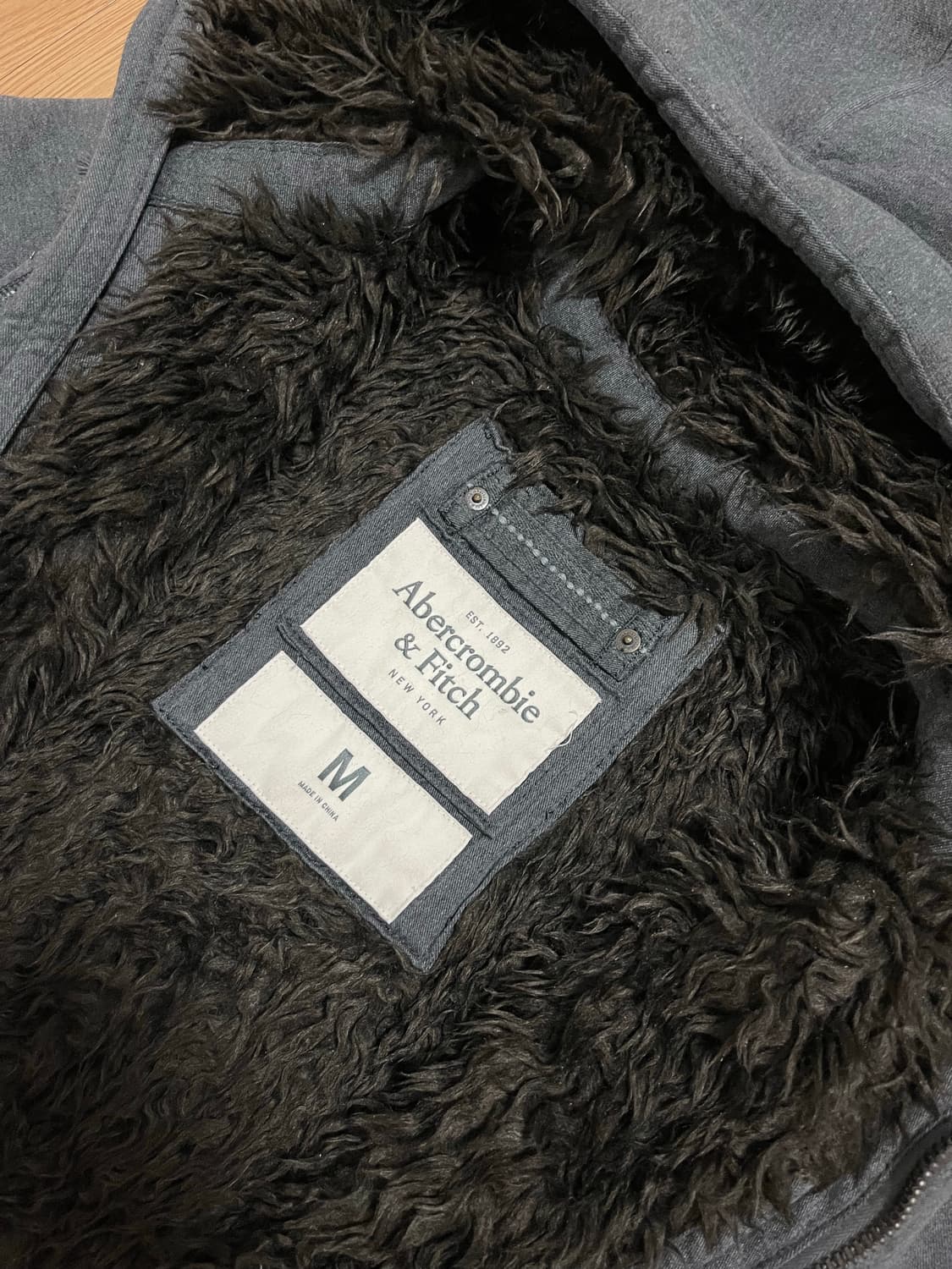 아베크롬비 울프죠 후드집업 멘즈M 상품이미지3