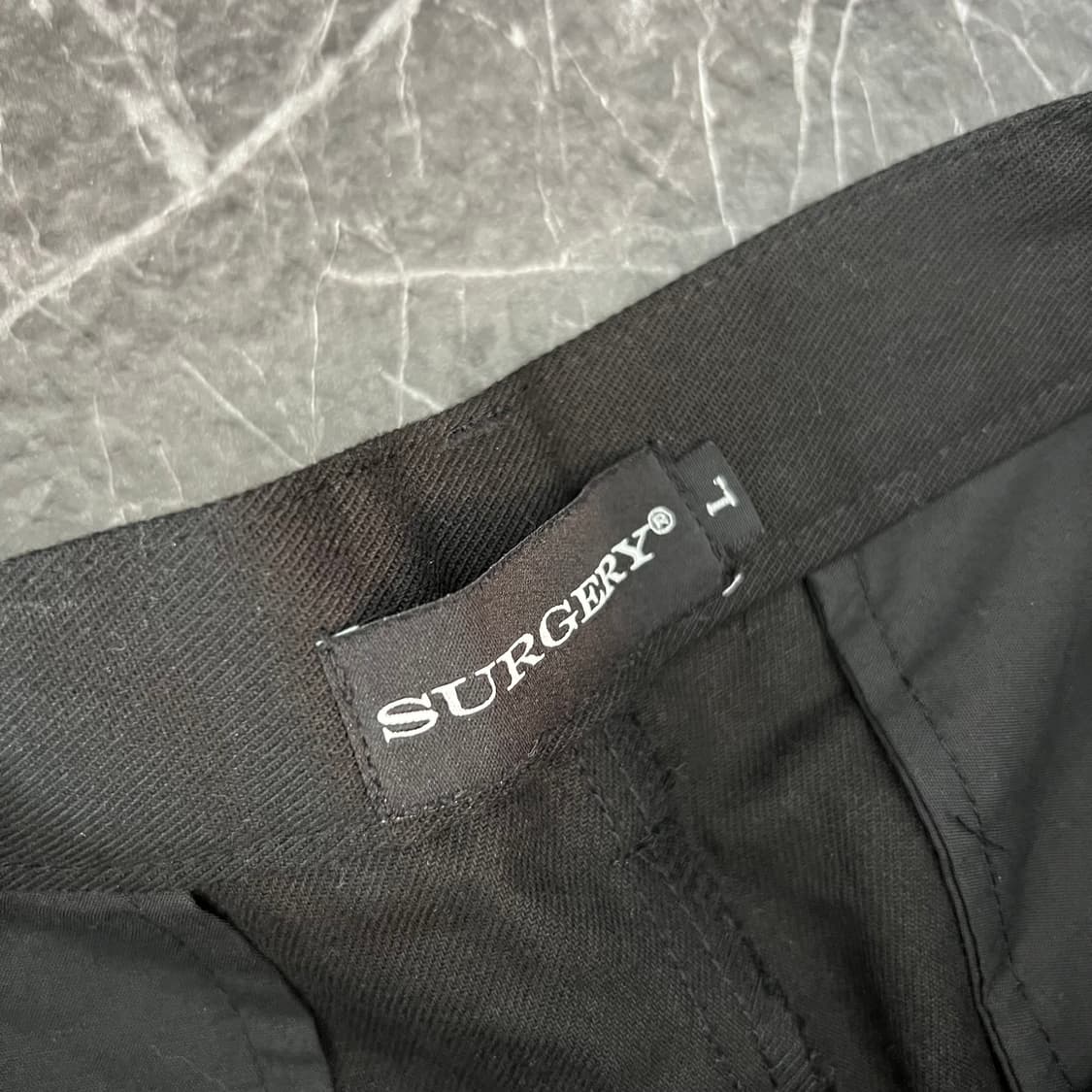 써저리 리버스 4 포켓 카고 팬츠 블랙 상품이미지8