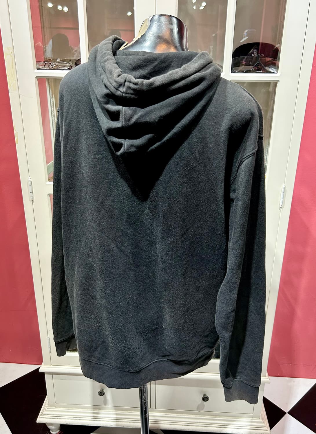 DC shoes black hoodie DC 슈즈 스몰 로고 후드티 상품이미지2