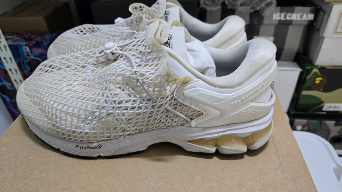 아식스x비비안웨스트우드 젤카야노26 버치 화이트 11사이즈(285) 상품이미지7