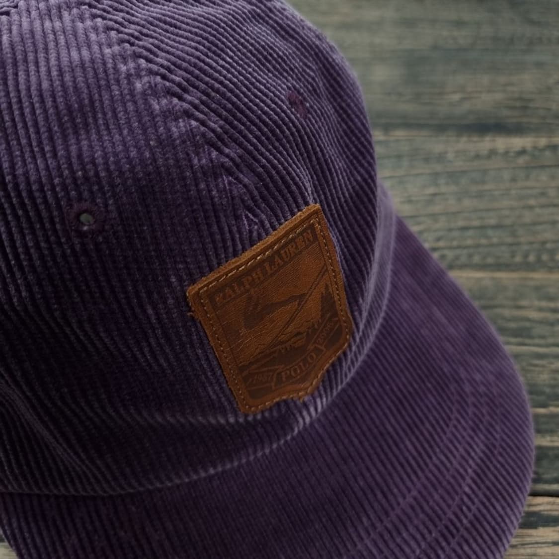 [폴로 랄프로렌] 90's 빈티지 레더 패치 코듀로이 캡 P01266 상품이미지6