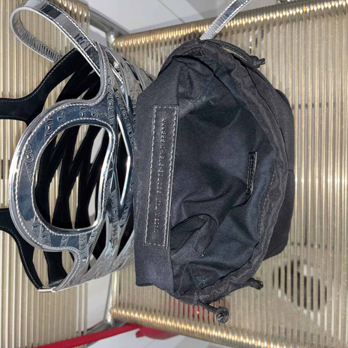 Balenciaga Neo Basket Metallic SilverBag 상품이미지4