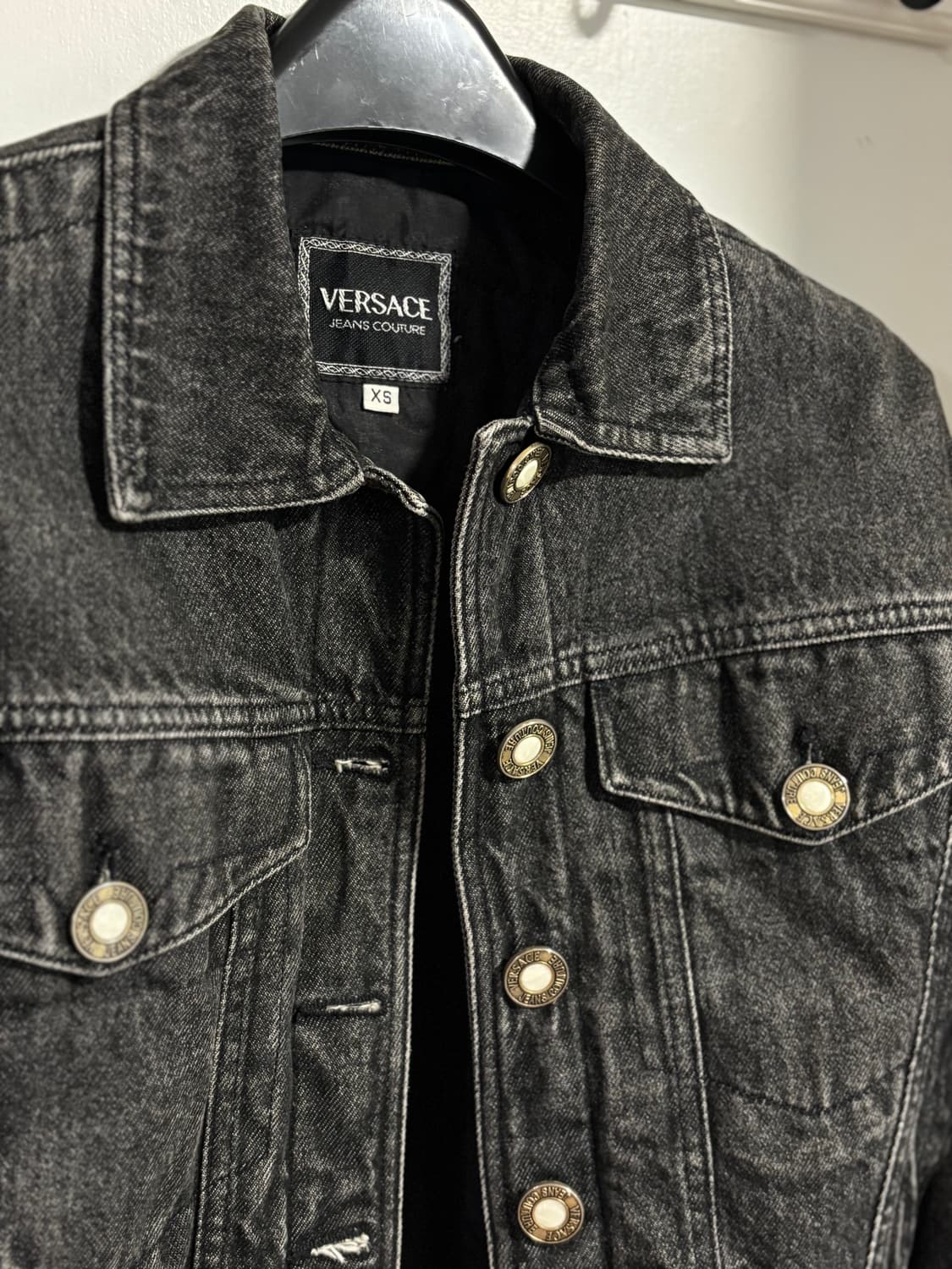 베르사체 빈티지 블랙 워싱자켓  상품이미지4