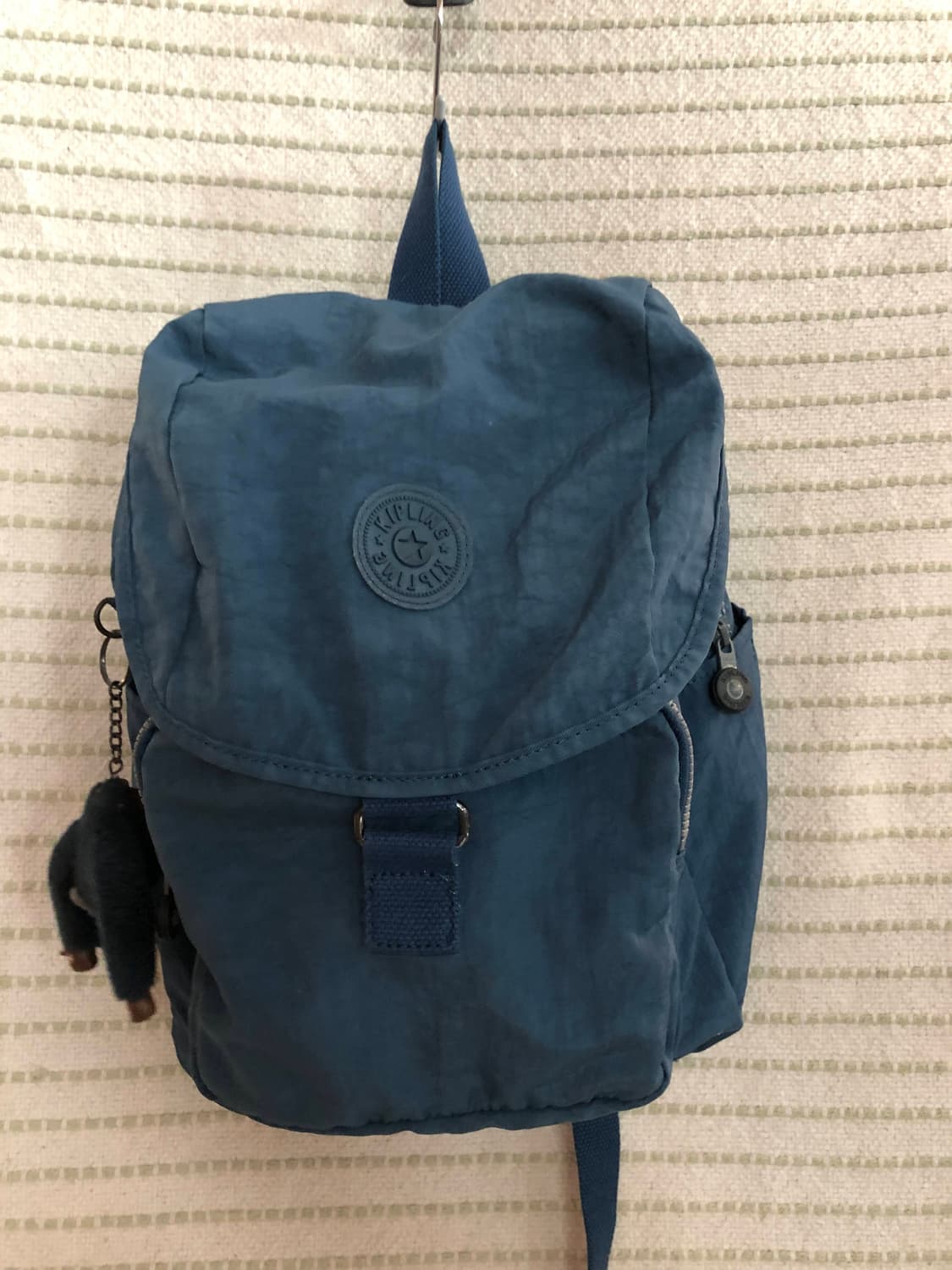 키플링 Y2K 스몰 나일론 블루 백팩 상품이미지1
