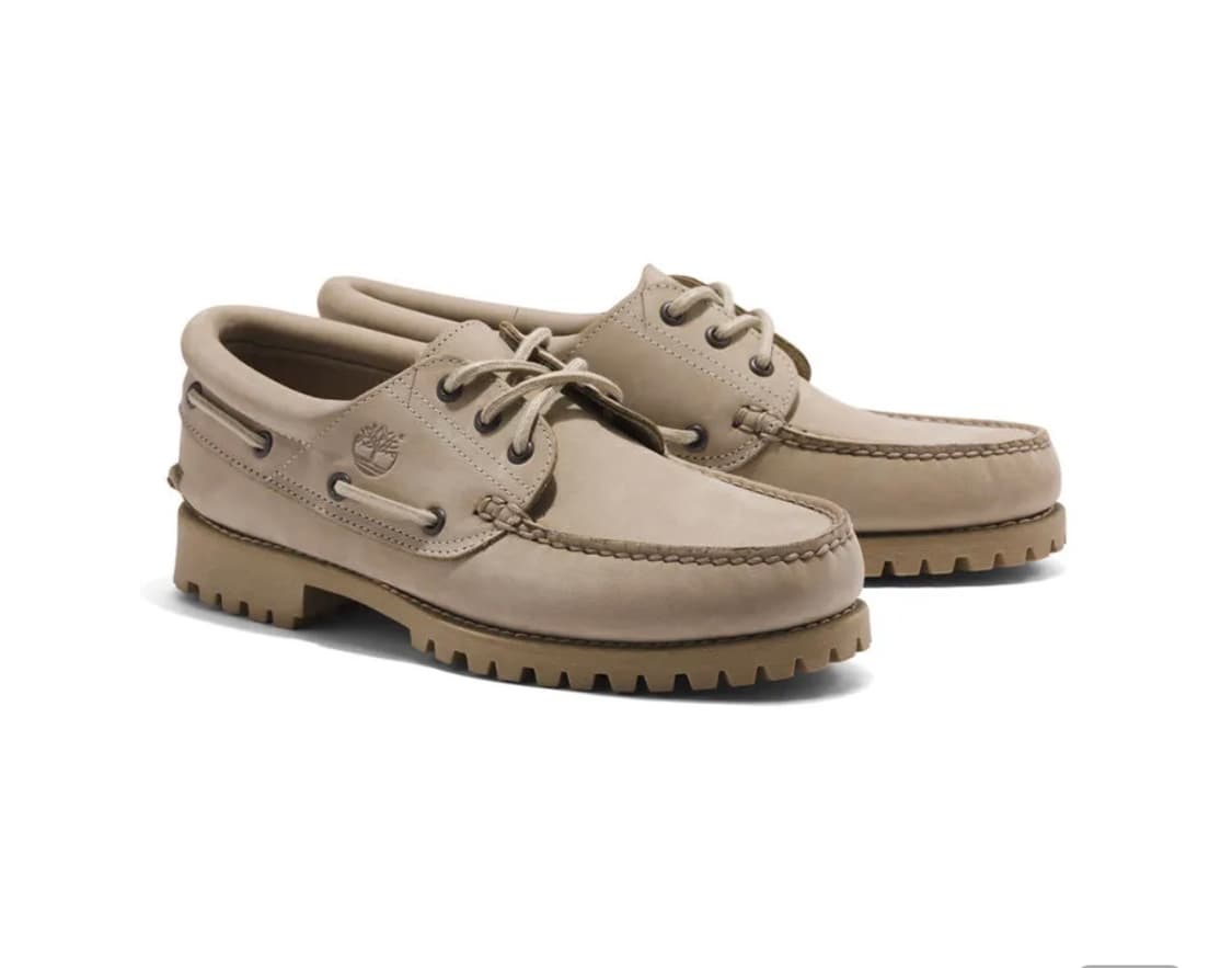 팀버랜드 어센틱 3아이 보트슈즈 베이지  상품이미지1