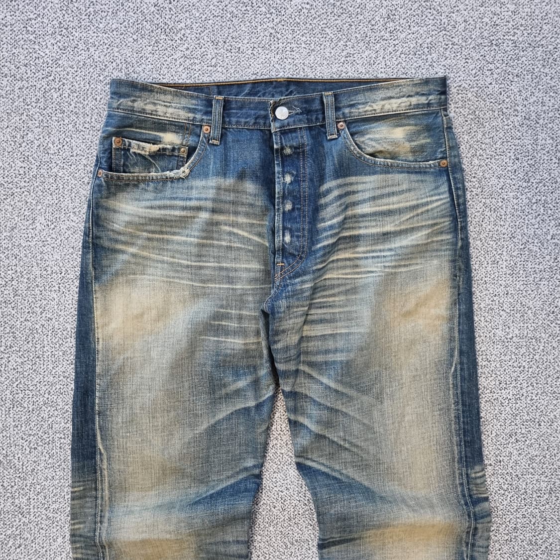 리바이스 501  빈티지 워싱 데님 팬츠 상품이미지7