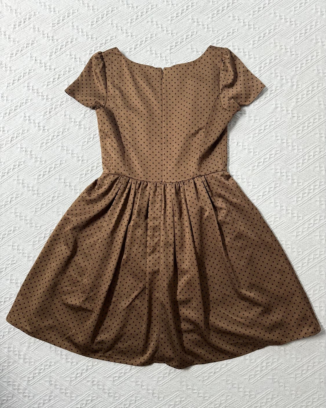 도트 패턴 세미 글로시 원피스 상품이미지4