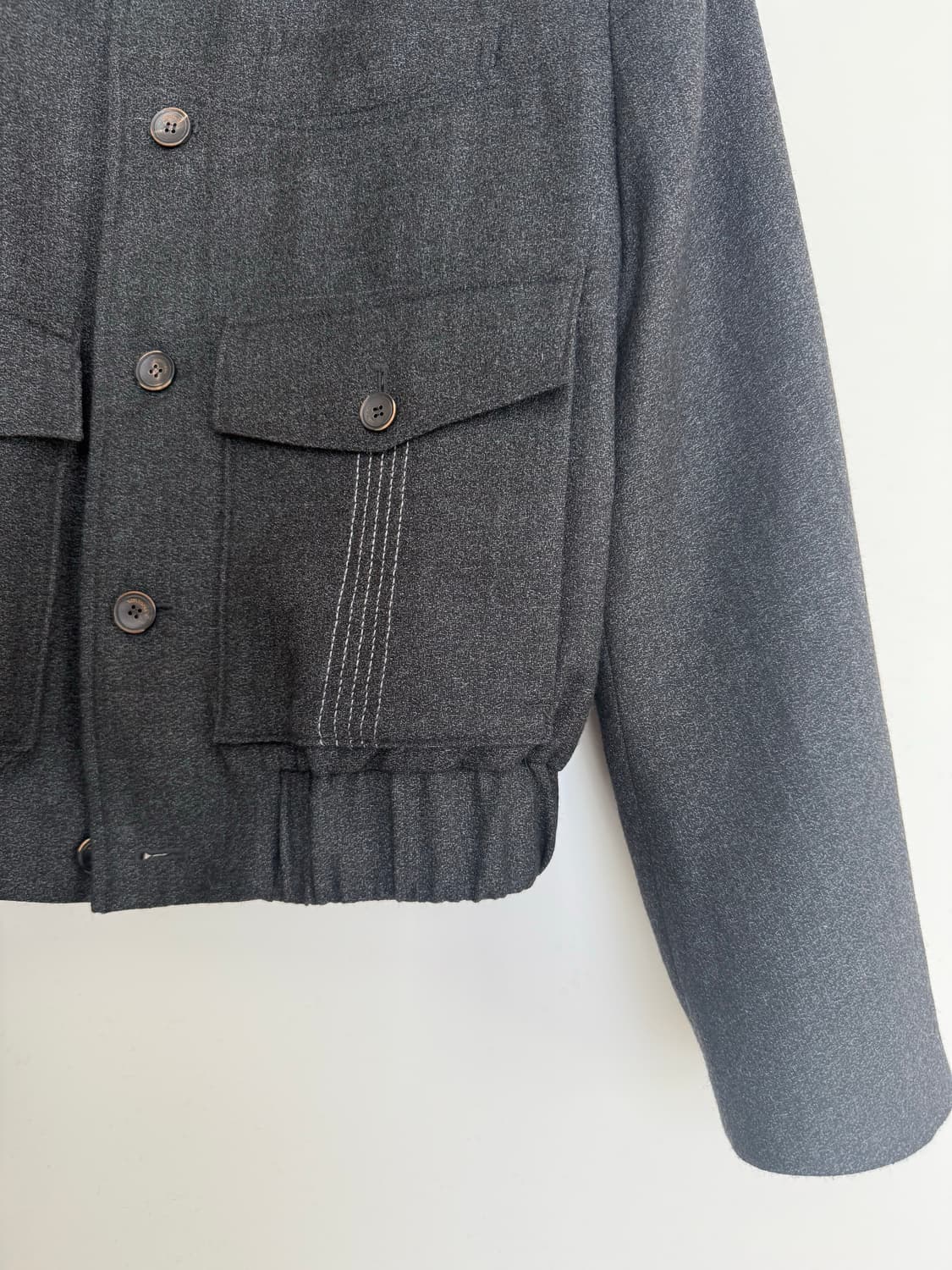 웨이비니스 견장 블루종 Epaulet Crop Blouson 상품이미지4