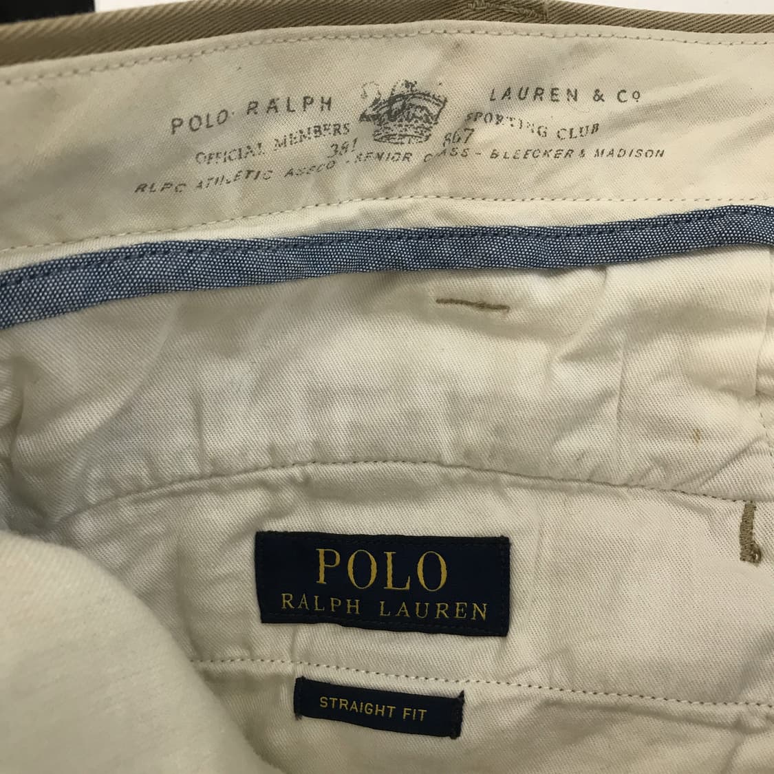 폴로 랄프로렌 스트레이트핏 치노팬츠 [36x34] 상품이미지4