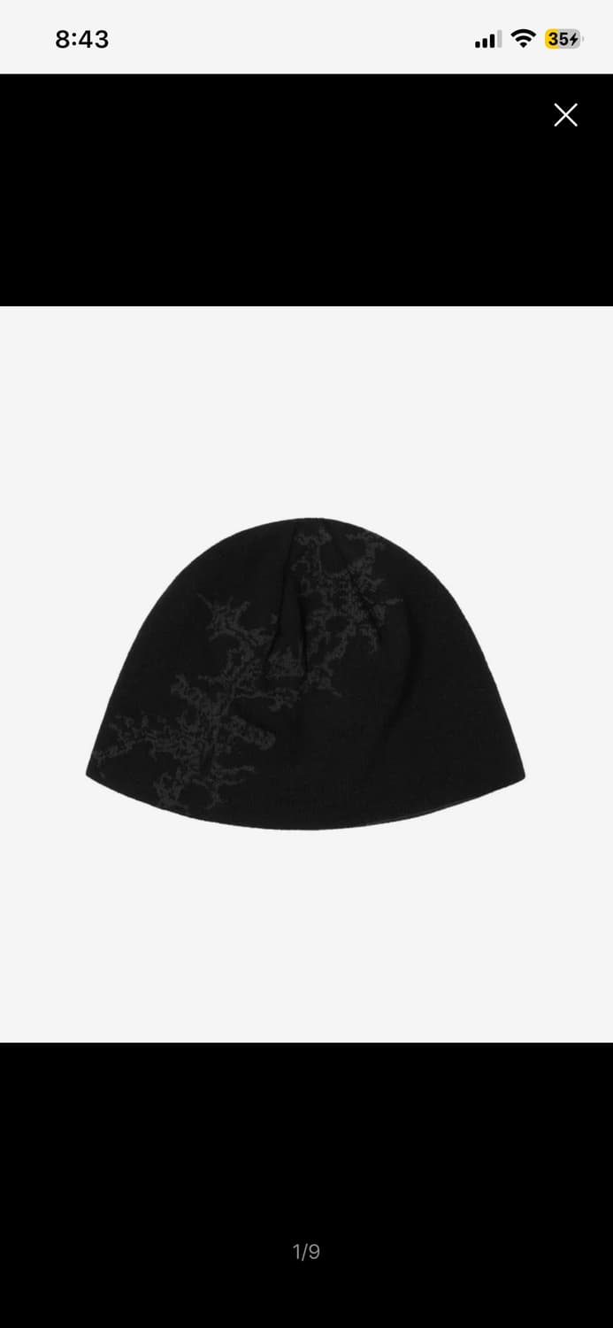 아캄 Gothic Graphic Beanie (Black) 상품이미지1