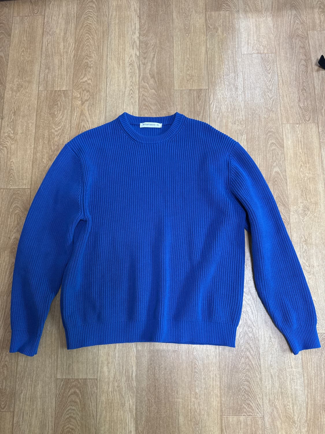 하찌 엘보 볼륨 풀오버_코발트블루 상품이미지1