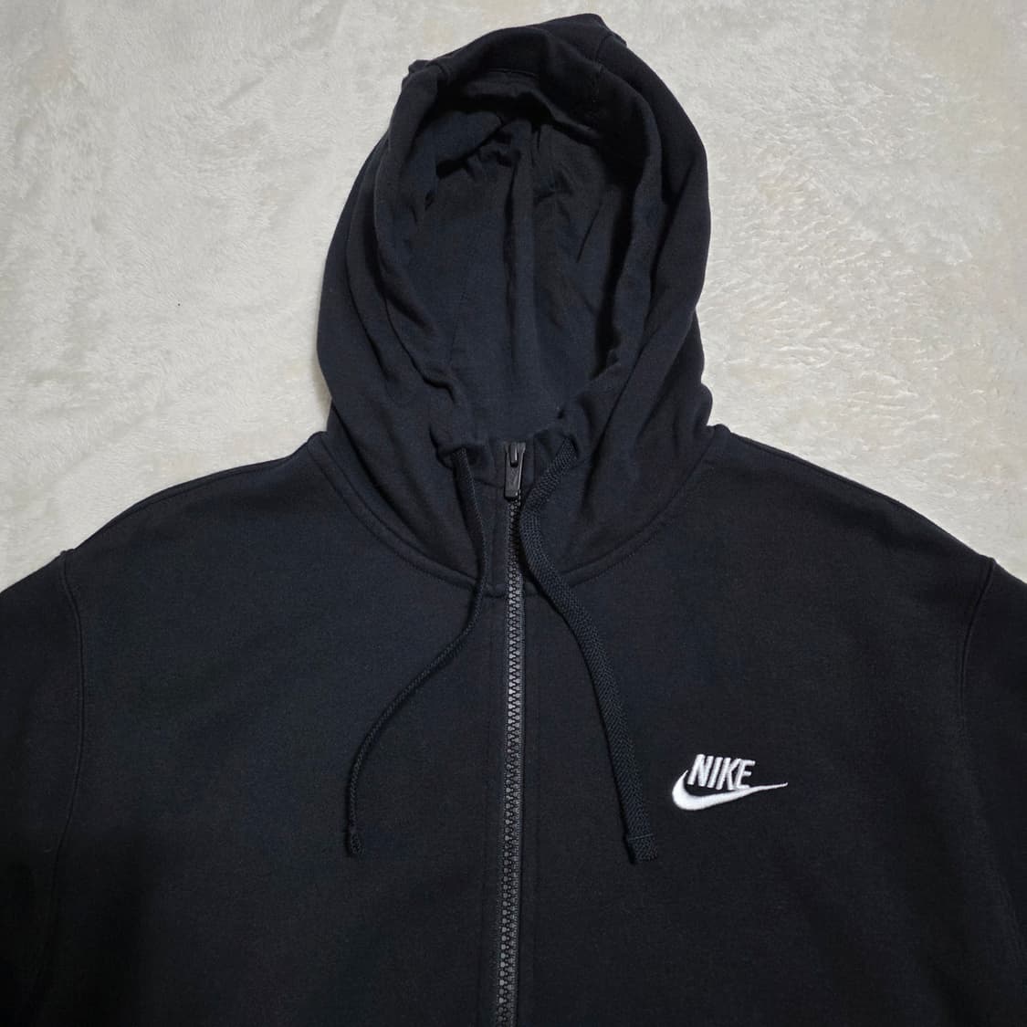 (M)나이키 NSW 클럽 프렌치태리 후드집업 블랙 상품이미지2