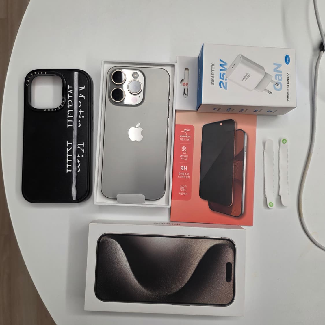 아이폰 15pro 256 네츄럴 티타늄 판매 상품이미지7