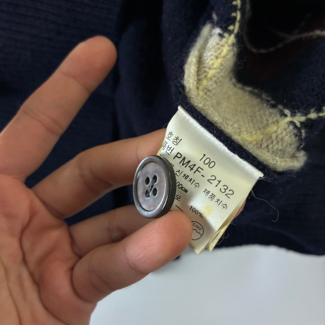 Polo  폴로 랄프로렌 00,s 램스울 아가일 니트 가디건   상품이미지6