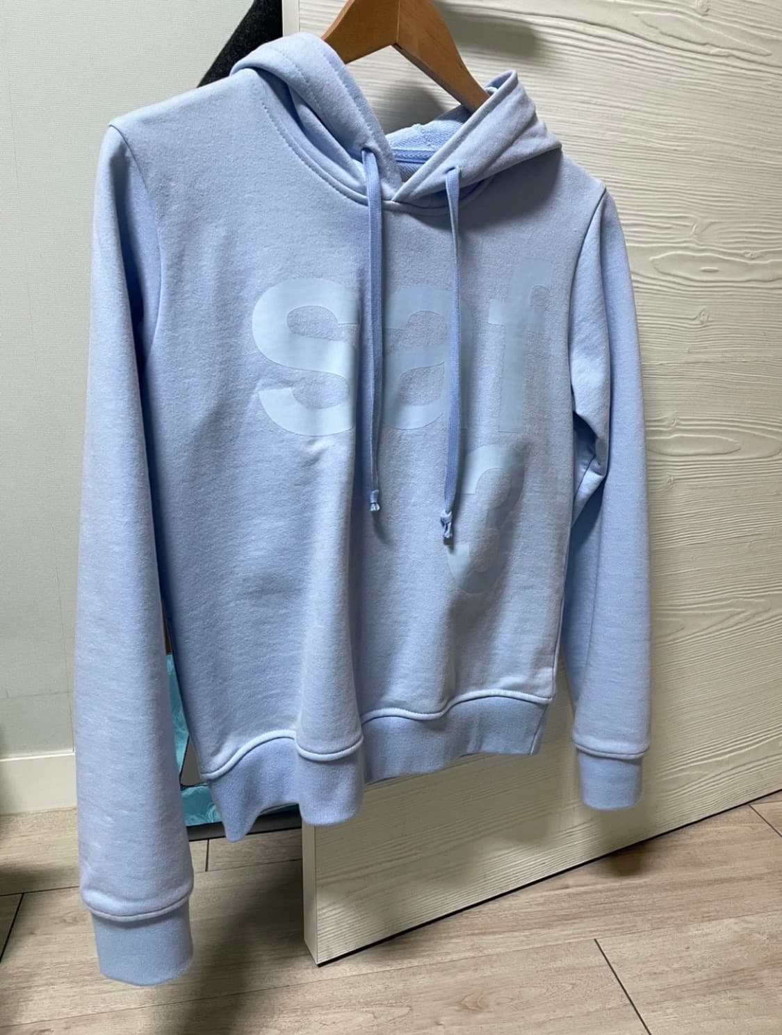 1/2 BASIC SAFARI HOODIE (SKY) 상품이미지1