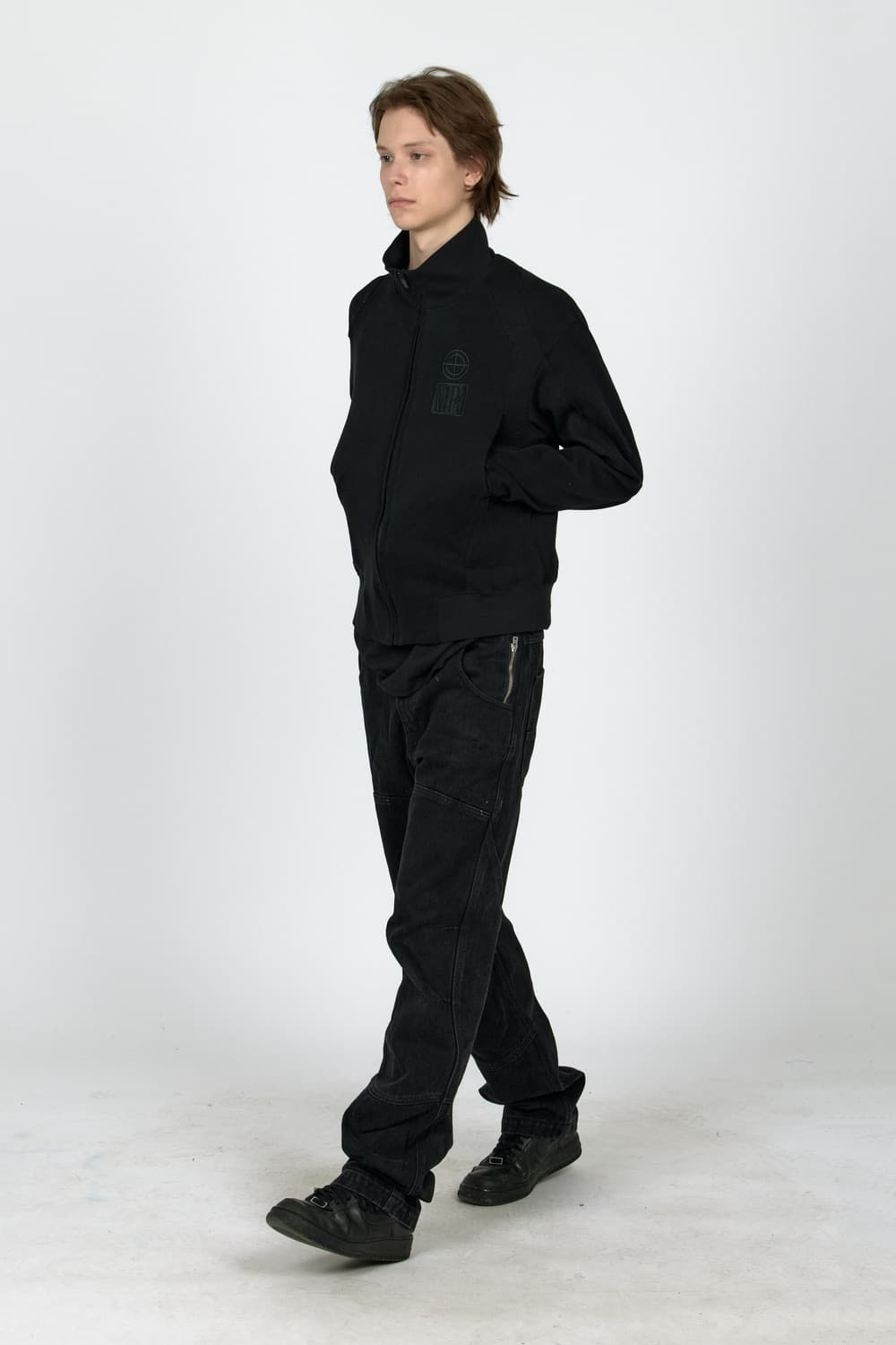 MPa CONTRAST ZIPPED JACKET (BLACK) L 상품이미지3