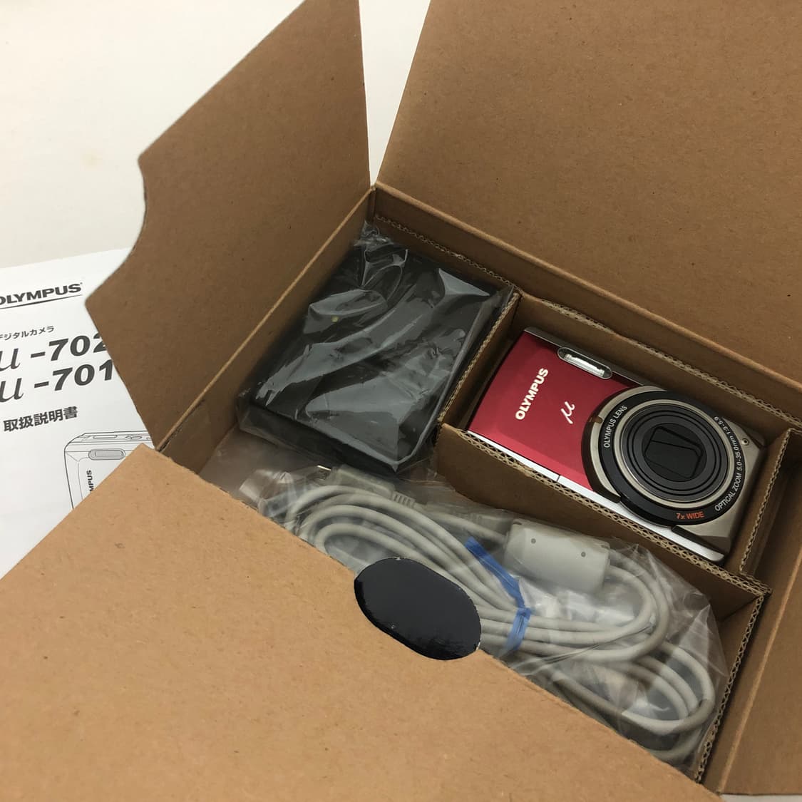 (신품급, 박스셋) 올림푸스 (olympus) 뮤 7020 레드 카메라 상품이미지9