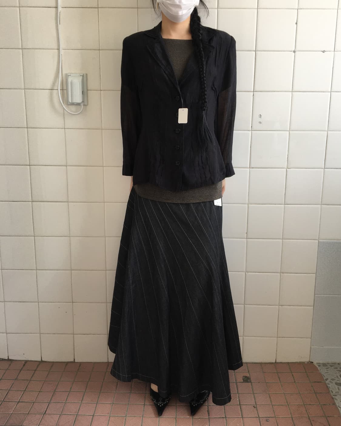 Line detail jacket 상품이미지1