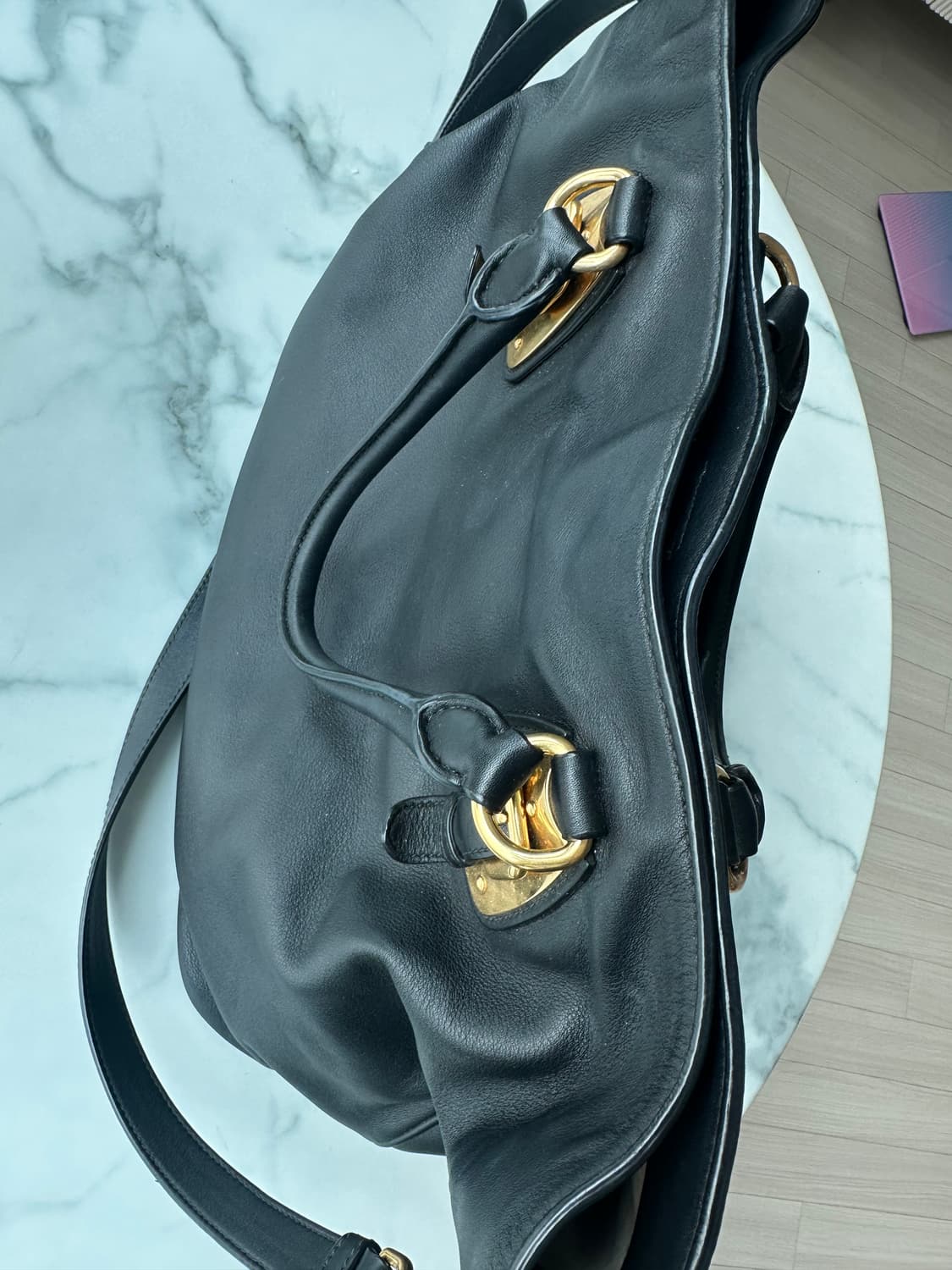 프라다 카프스킨 숄더백 상품이미지4