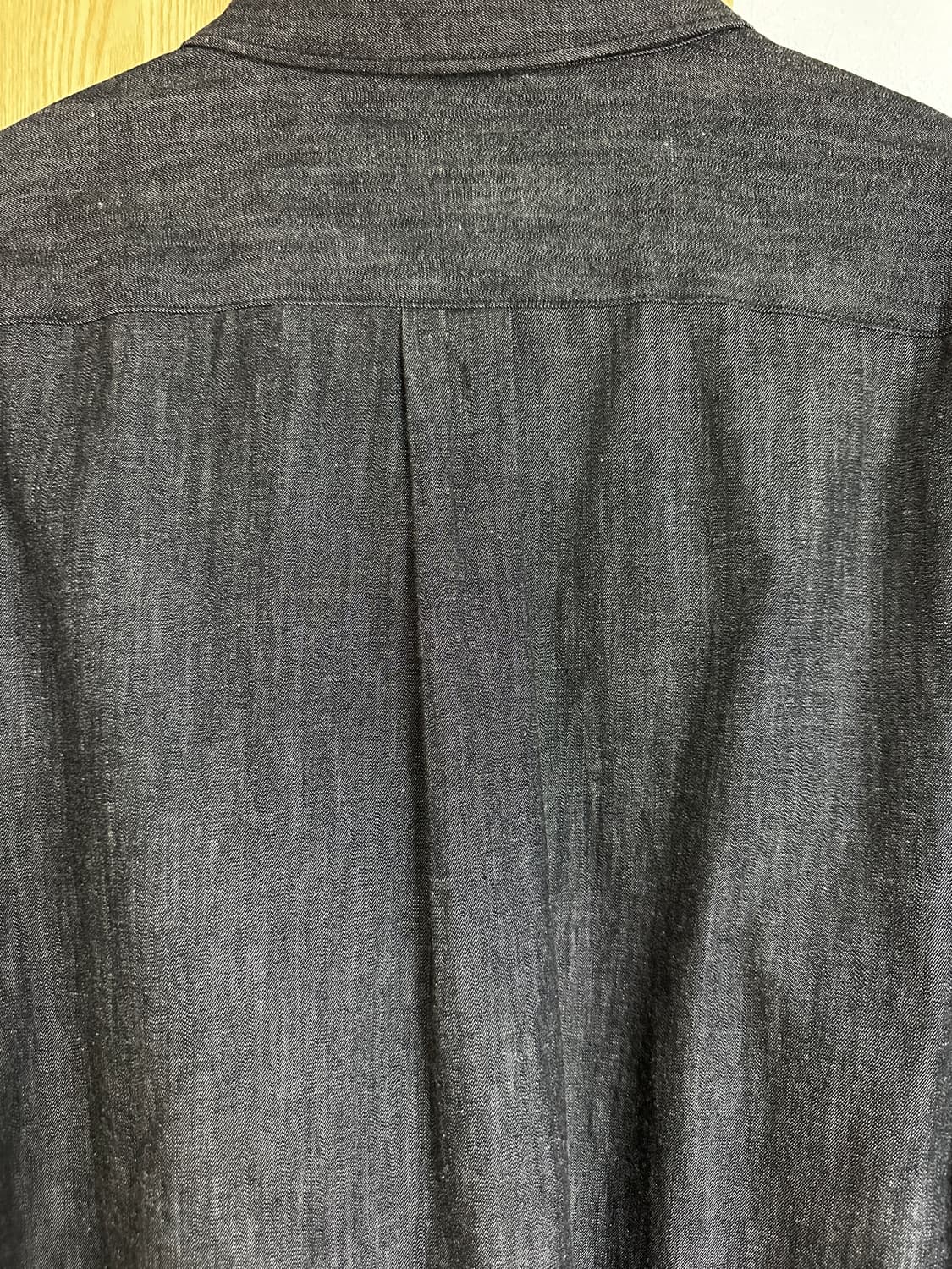 (52 1회착) 솔리드옴므 25ss 라이트 데님 셔츠 상품이미지4