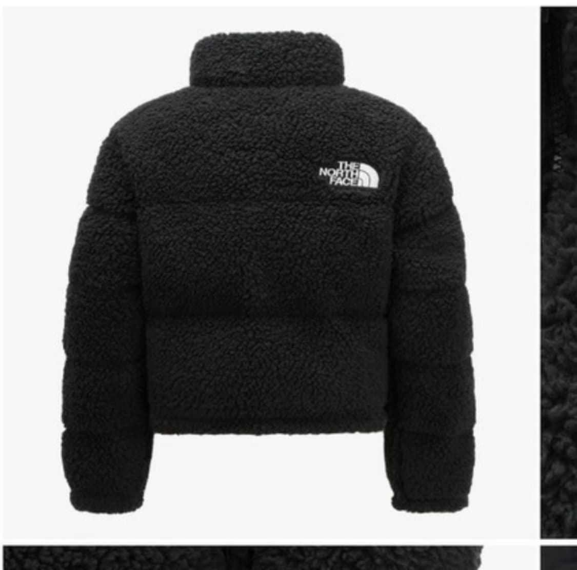 제니패딩 노스페이스 여성 셰르파 눕시 자켓 블랙 85 상품이미지3