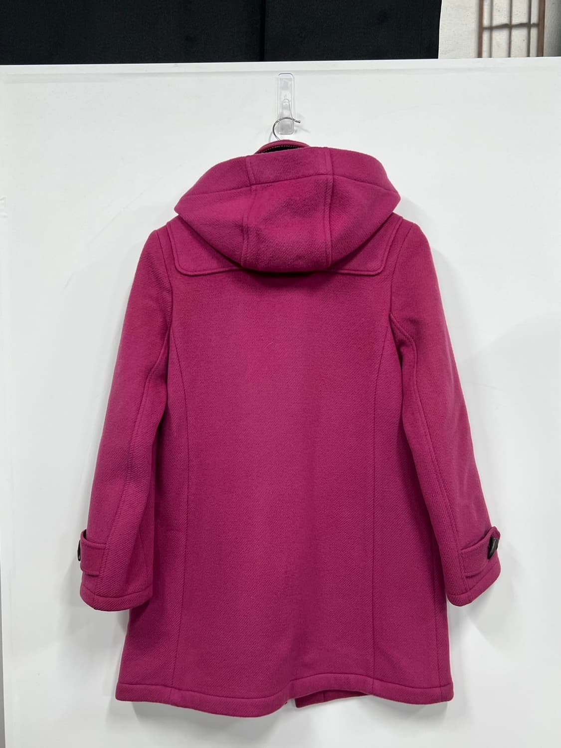 빈폴 안감체크 후드 떡볶이 코트 상품이미지10