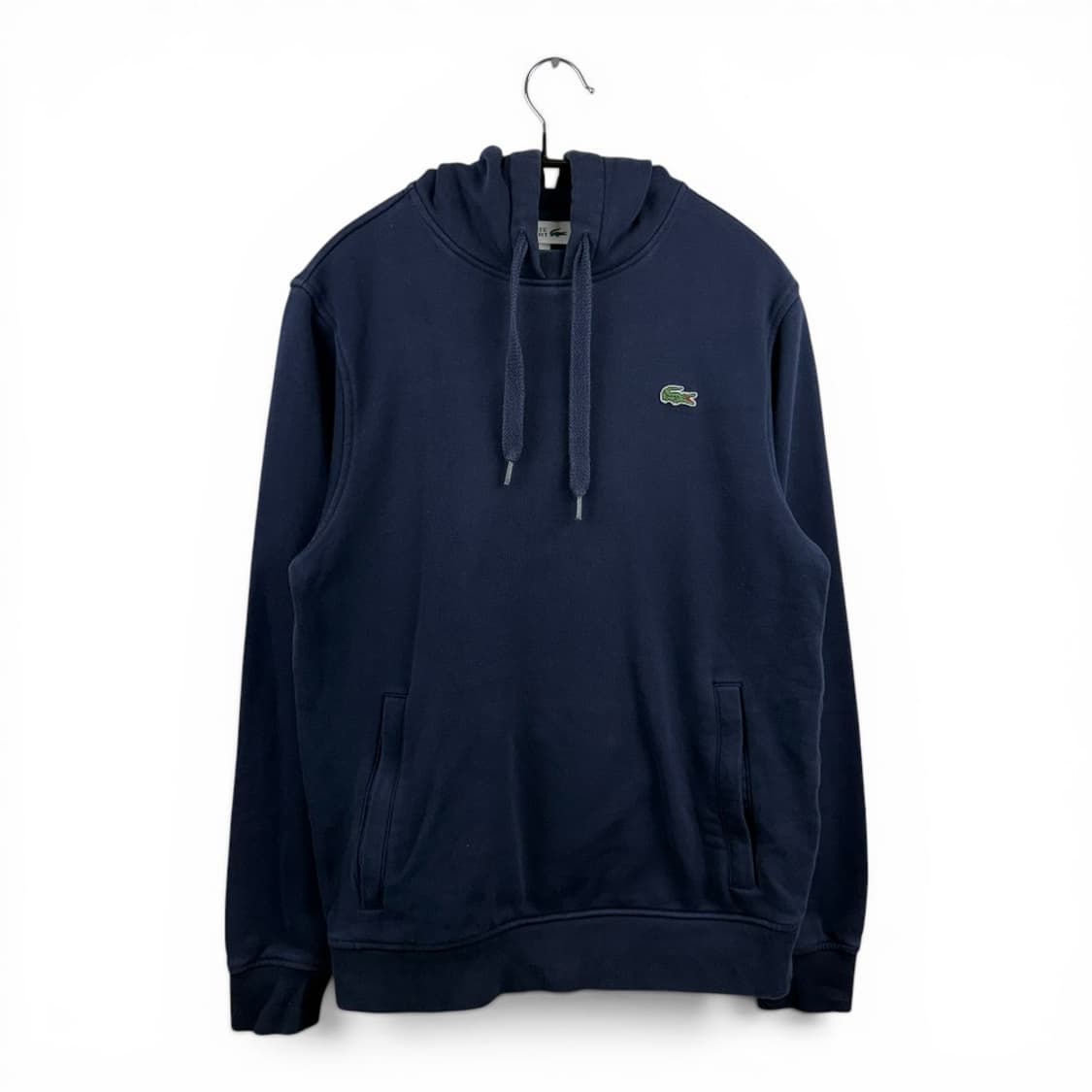 (S) 라코스테 스몰 패치로고 후드 티 네이비 상품이미지1
