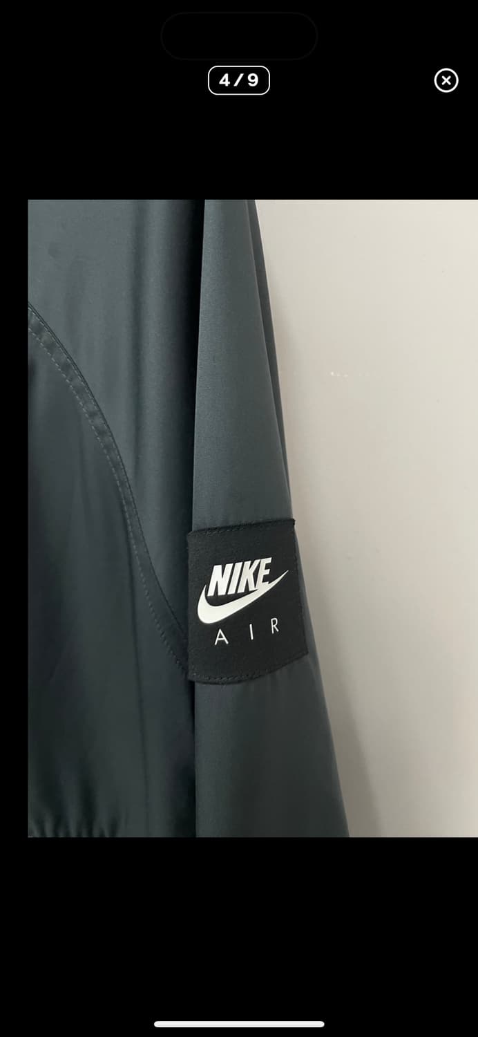 나이키 에어 우븐 후드 블랙 바람막이 A2848 상품이미지4