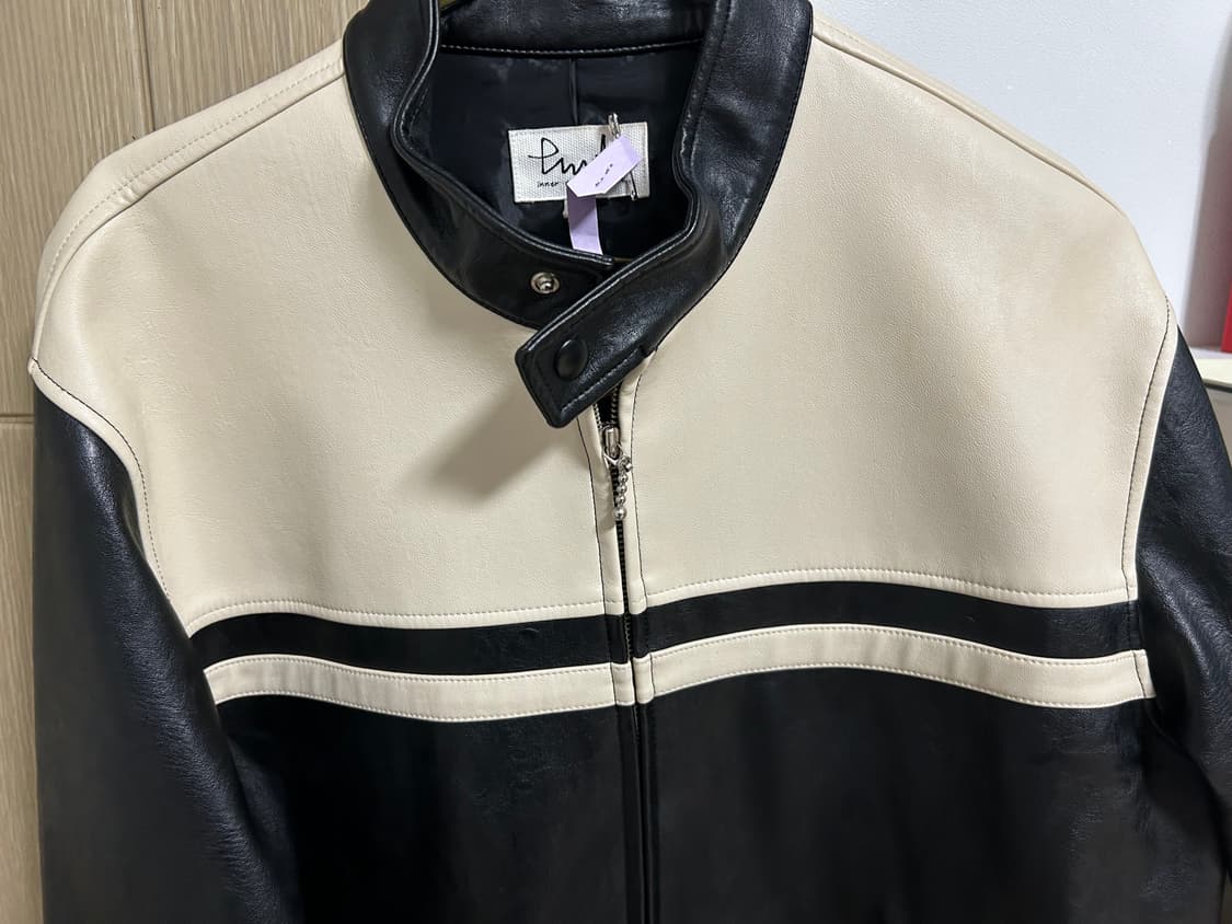 피지컬 에듀케이션 디파트먼트 모토사이클 레더 자켓 블랙 M 상품이미지3