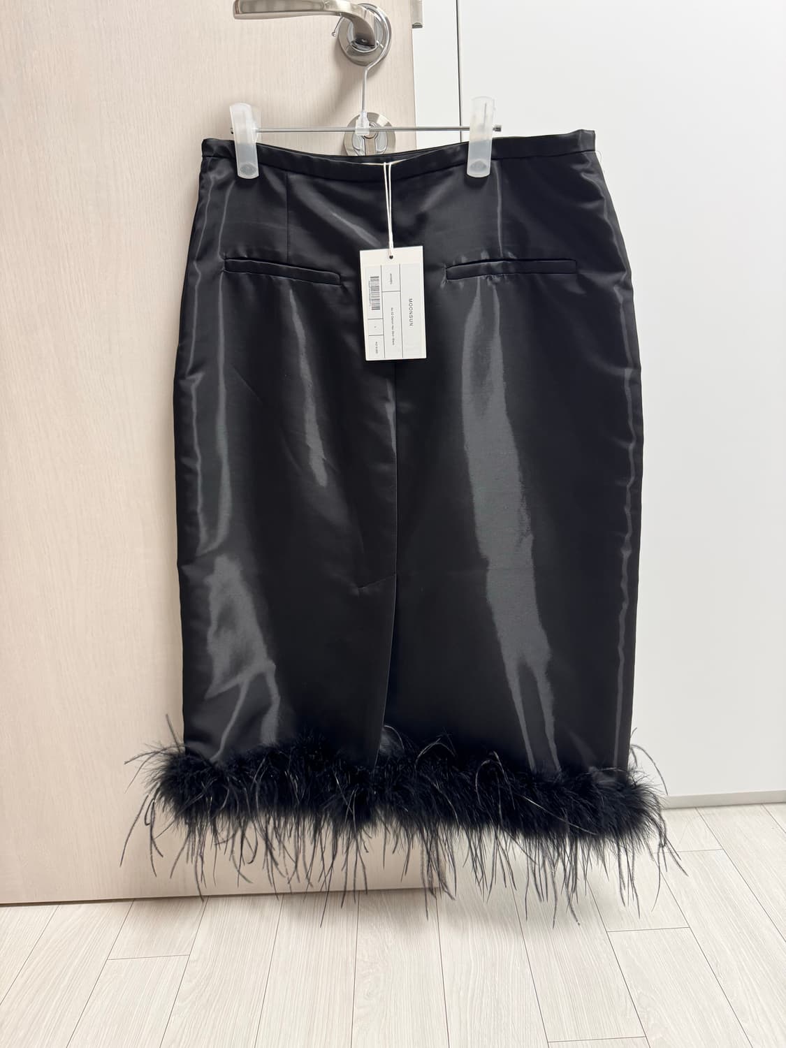 moonsun MJ S2 Ostrich Hair Skirt / Black 상품이미지4