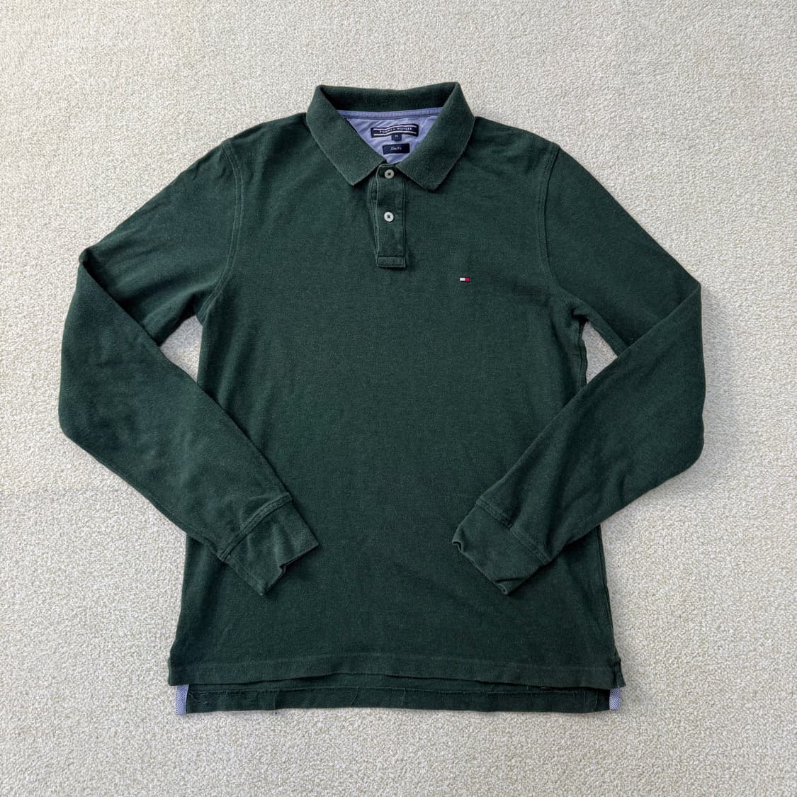 M 타미힐피거 슬림핏 긴팔 폴로티0122T1 상품이미지1